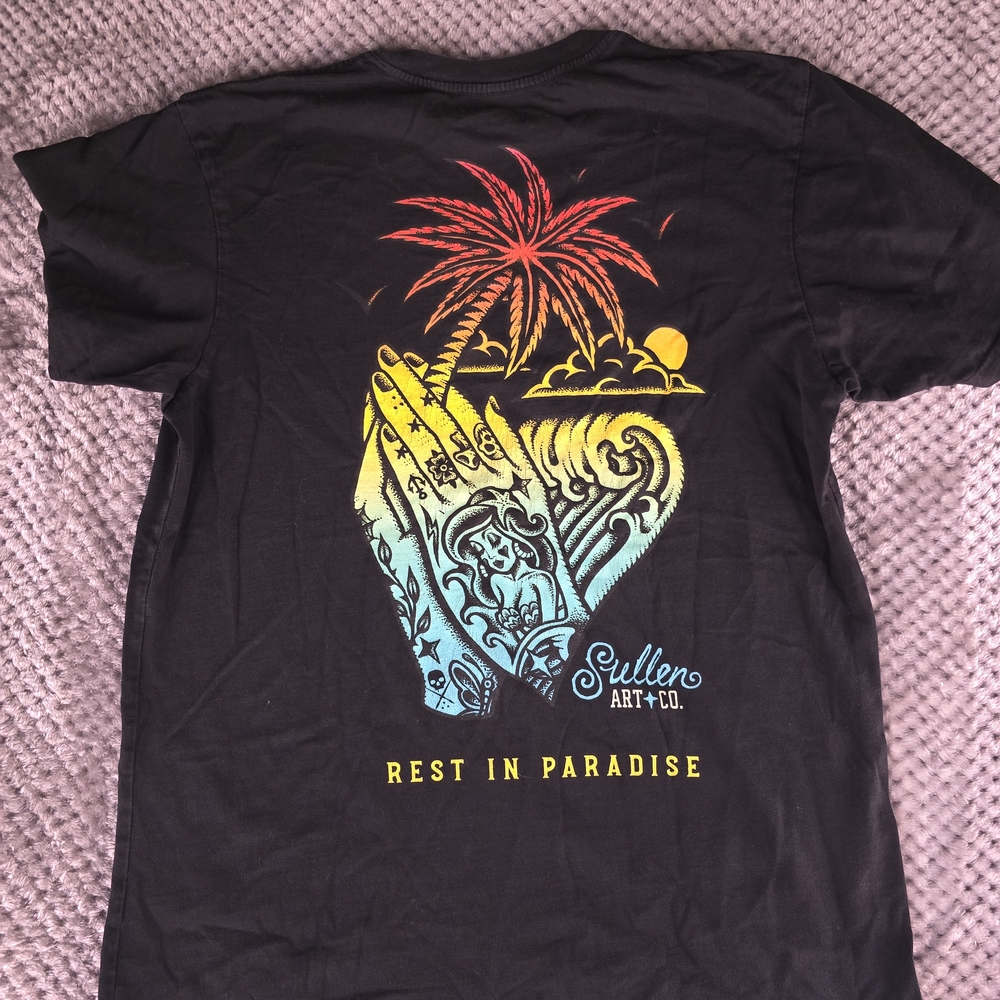Sullen Art Co. Black Paradise Graphic Tee